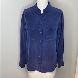 Equipment Washed Silk Blouse